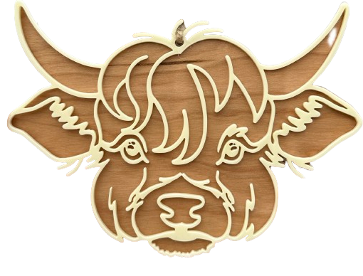 HIGHLAND COW ORNAMENT 3.0