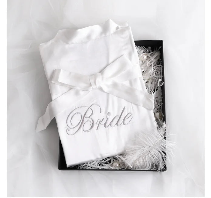 Bride To Be Team Bride Satin-Silk Robe