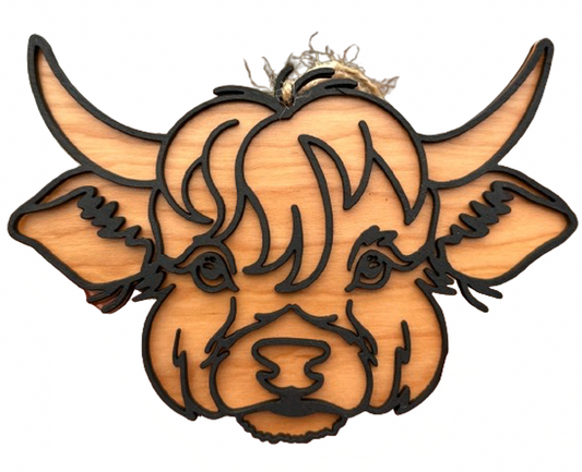 HIGHLAND COW ORNAMENT 3.0