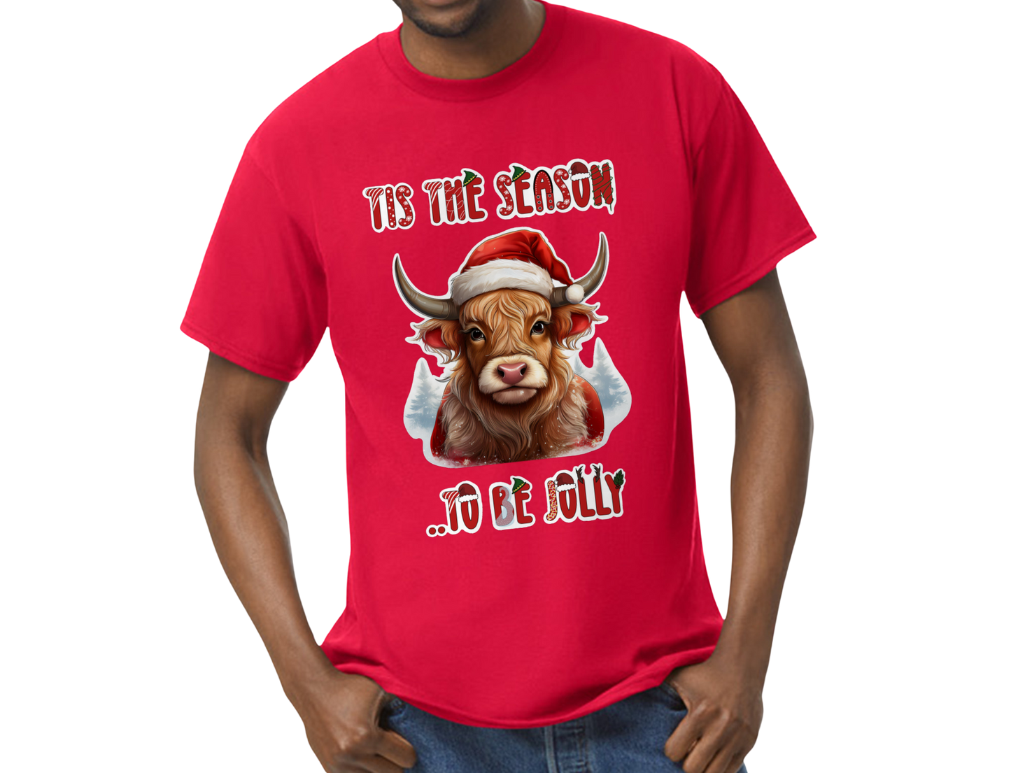 Tis The Season Highland Cow